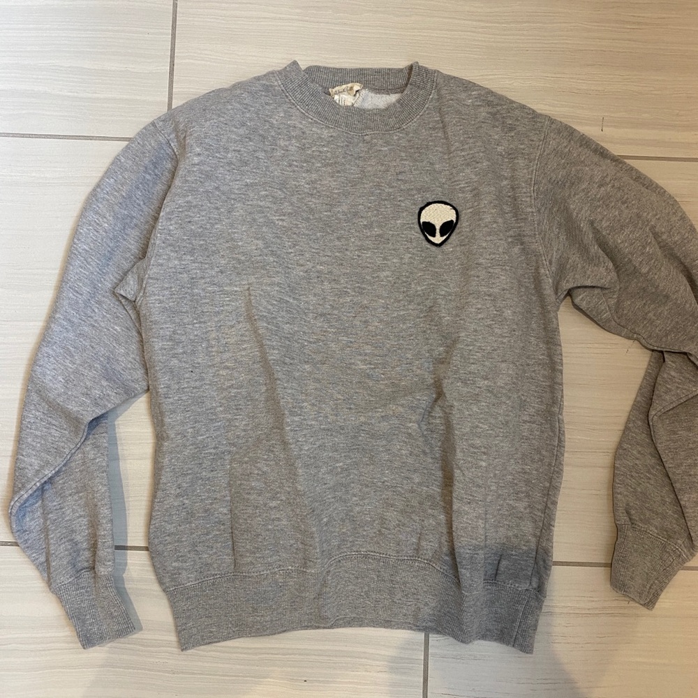Brandy Melville grey pullover sweatshirt O/S